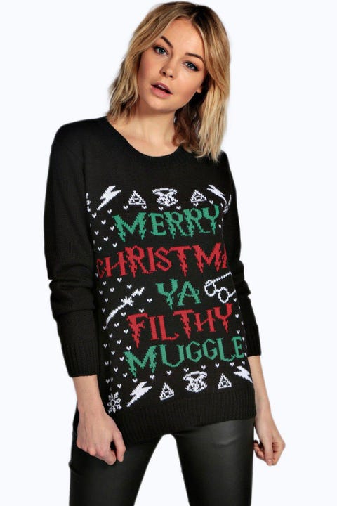 Boohoo is selling Harry Potter Christmas jumpers