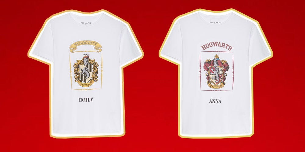 Primark Is Offering A Harry Potter T Shirt Customisation Service