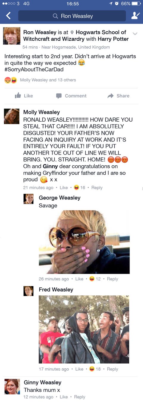 If The Harry Potter Characters Had Social Media