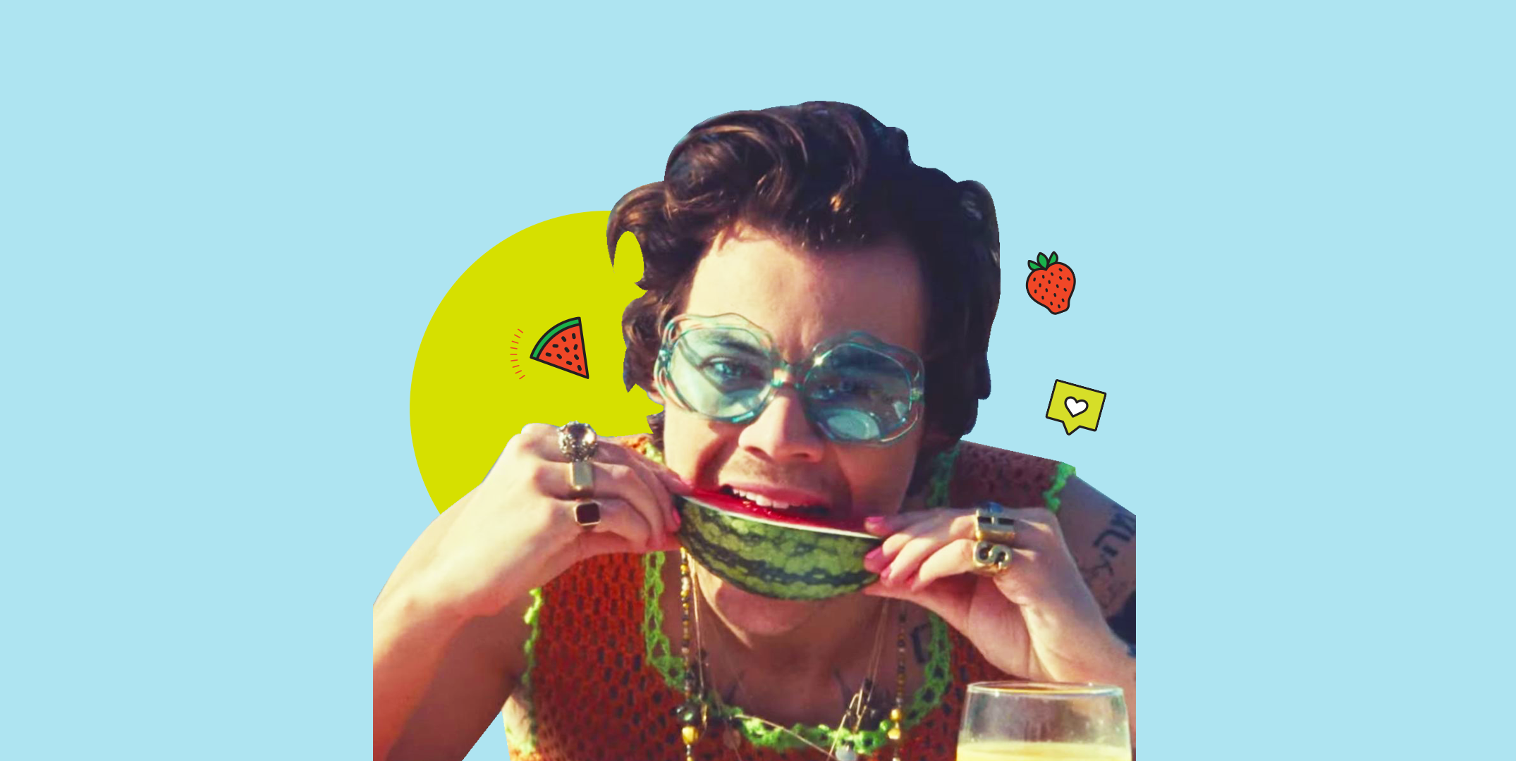 Harry Styles Nails Watermelon Sugar - Geko Life