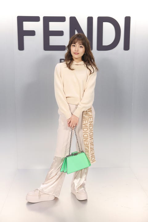 milan, italy february 22 haruna kawaguchi attends the fendi fashion show on february 22, 2023 in milan, italy photo by daniele venturelligetty images for fendi