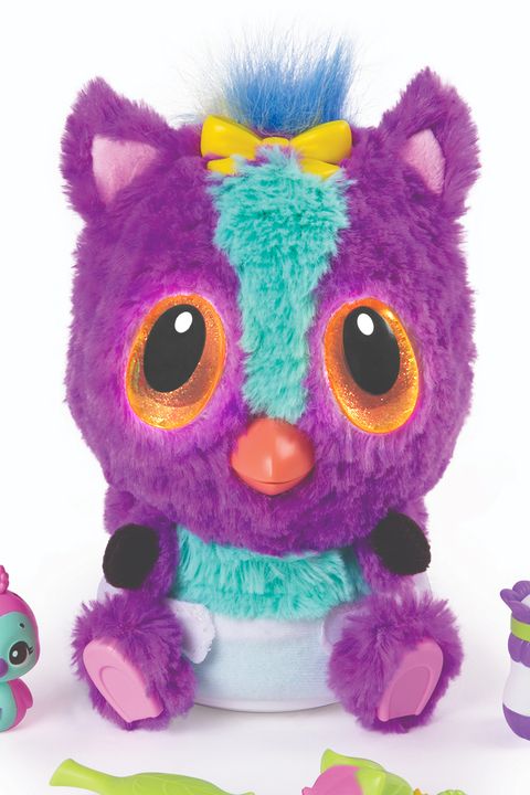 Stuffed toy, Toy, Plush, Pink, Purple, Violet, Owl, Textile, Fur, Beanie, 