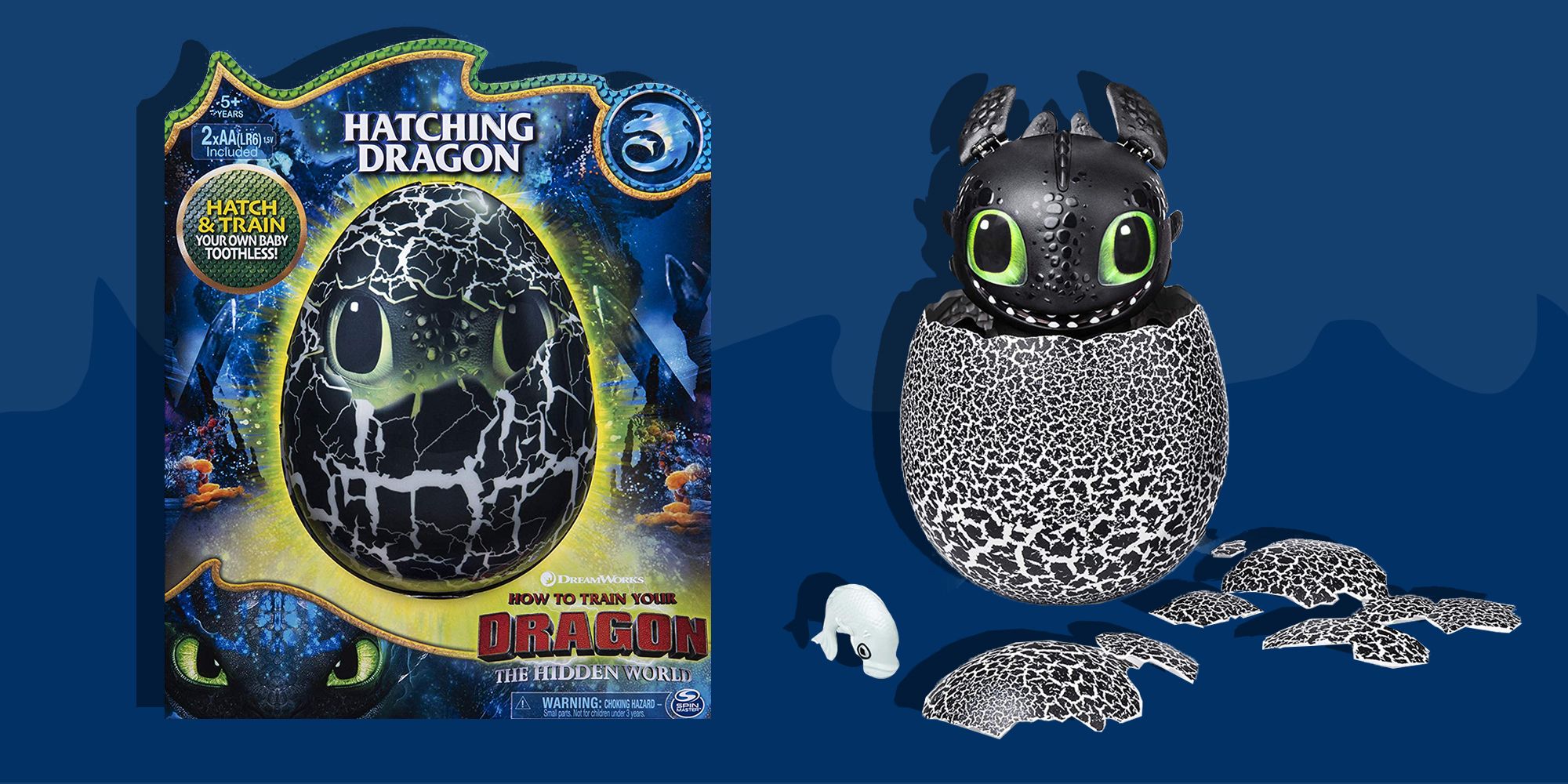 hatching toothless interactive baby dragon