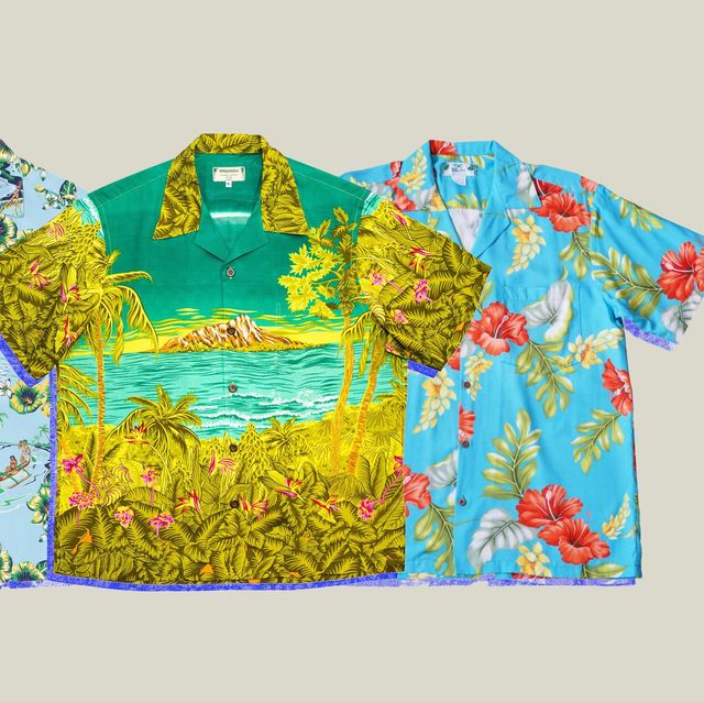 three hawaiian shirts