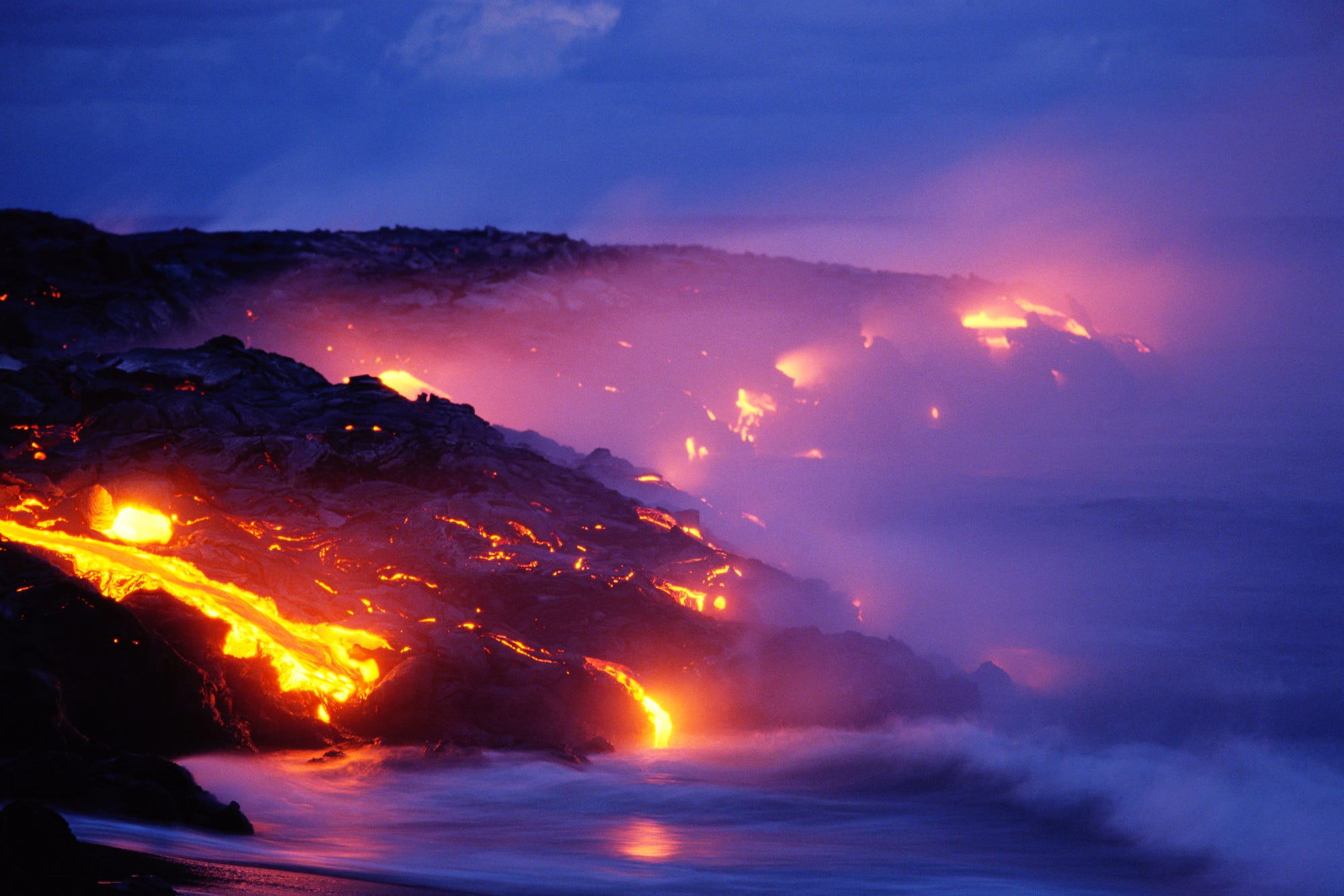 Erupción del volcán Hawaii 2004