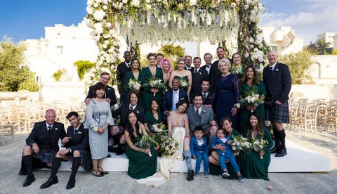 12 Rare Photos Of Linda Phan And Drew Scott S Crazy Beautiful Wedding Drew Scott And Linda Phan S Wedding In Italy