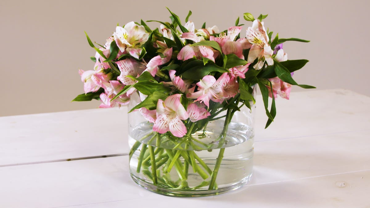 How To Make Trader Joe S Flowers Look Expensive Alstroemeria Bouquet Tutorial