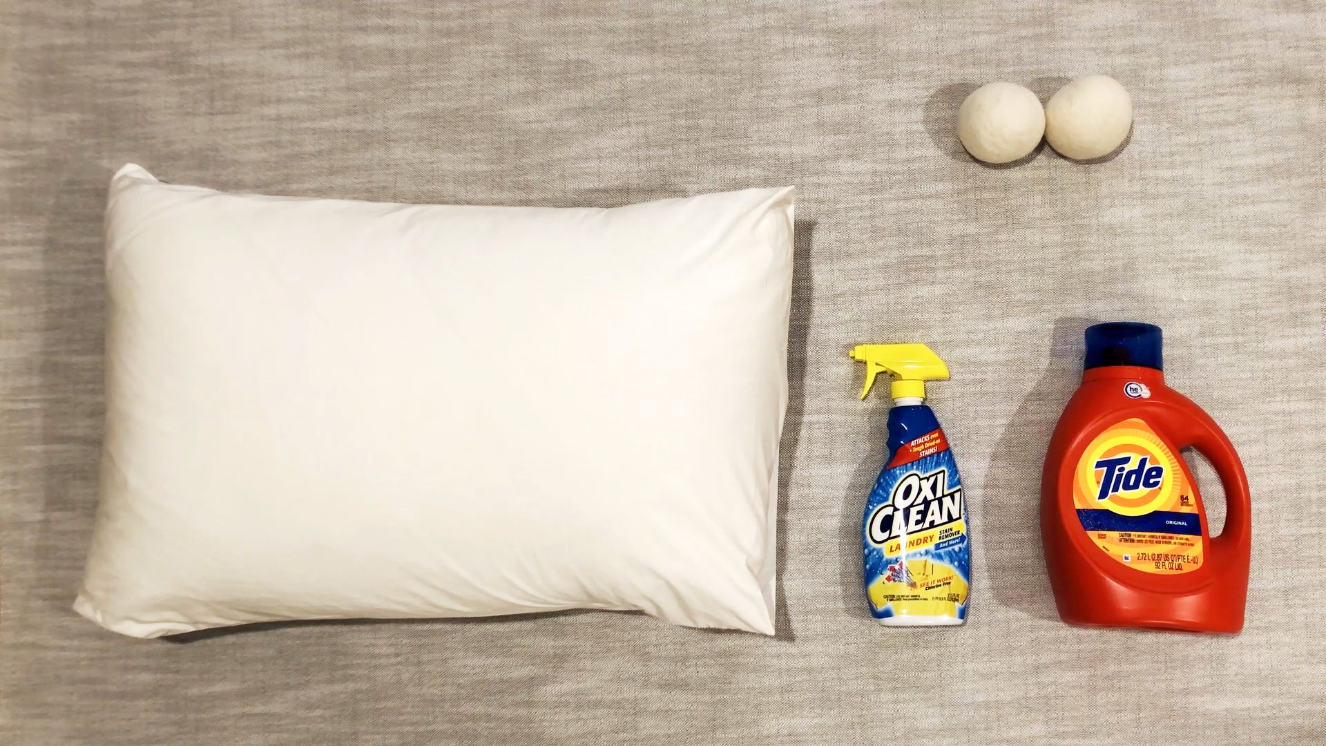 washing your pillows