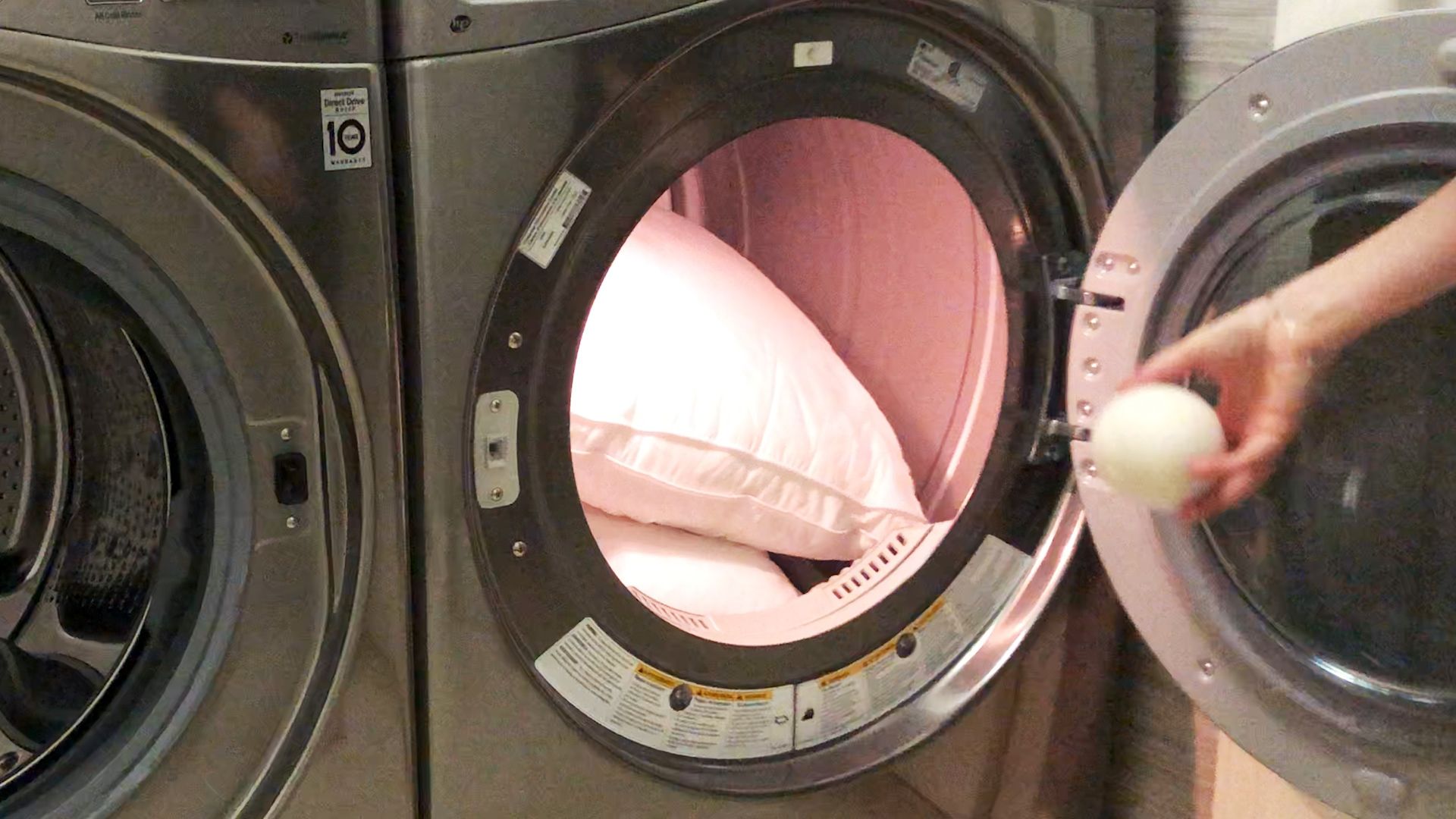 how to wash pillows in washer machine