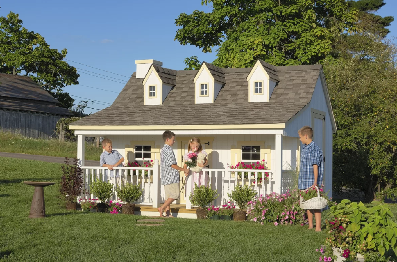 life size outdoor dollhouse