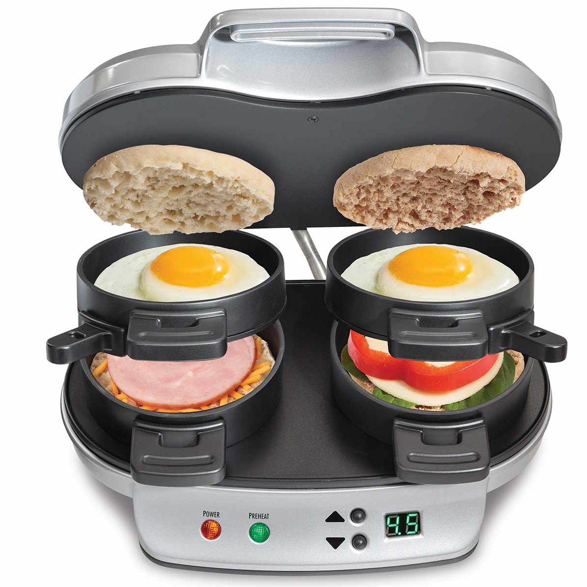 This Double Breakfast Sandwich Maker Will Make Your Mornings So Much Better