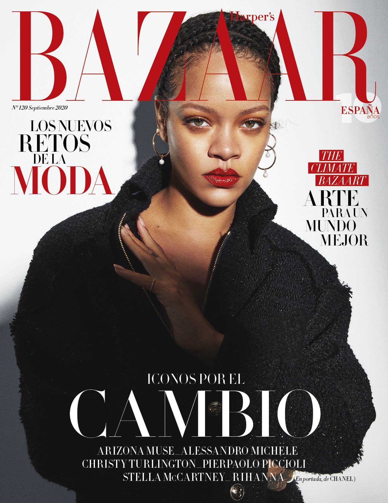Rihanna, protagonista del número de septiembre de Harper's Bazaar