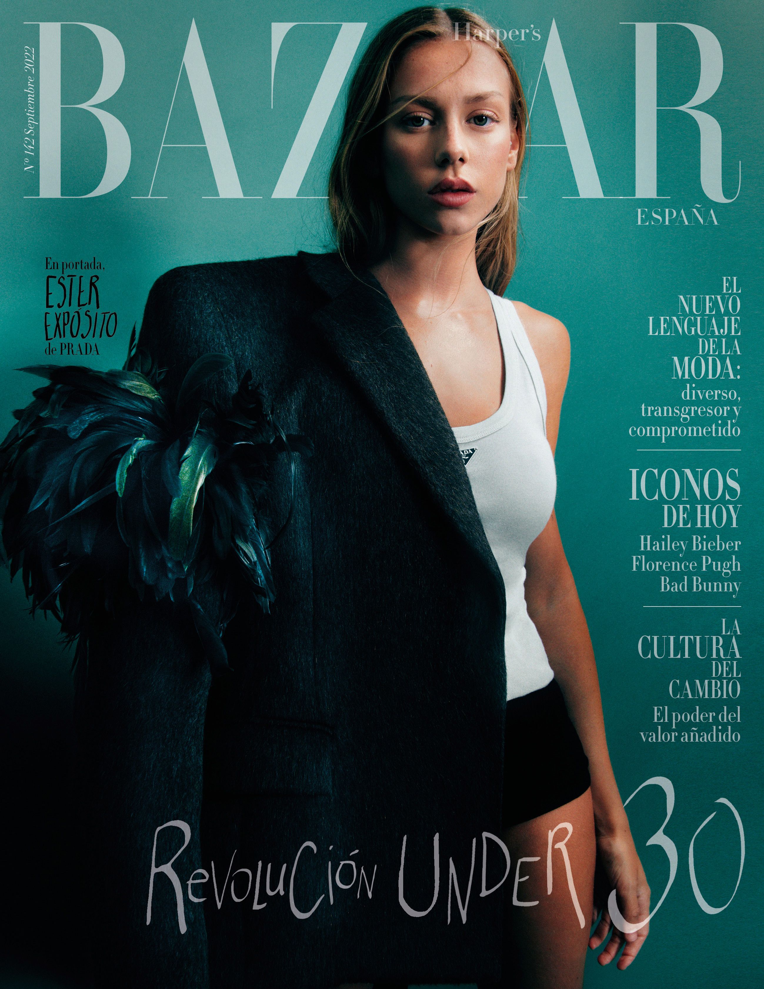 Ester Expósito, portada de Harper's Bazaar septiembre