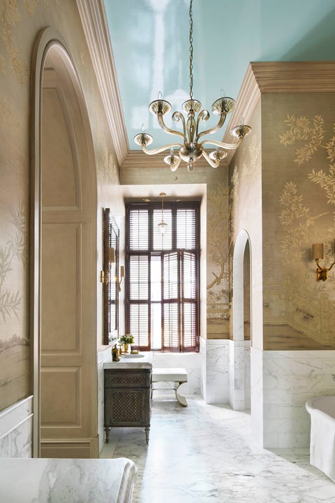 28 Bathroom Wallpaper Ideas That Will Inspire You To Be Bold Chinoiserie Wallpaper