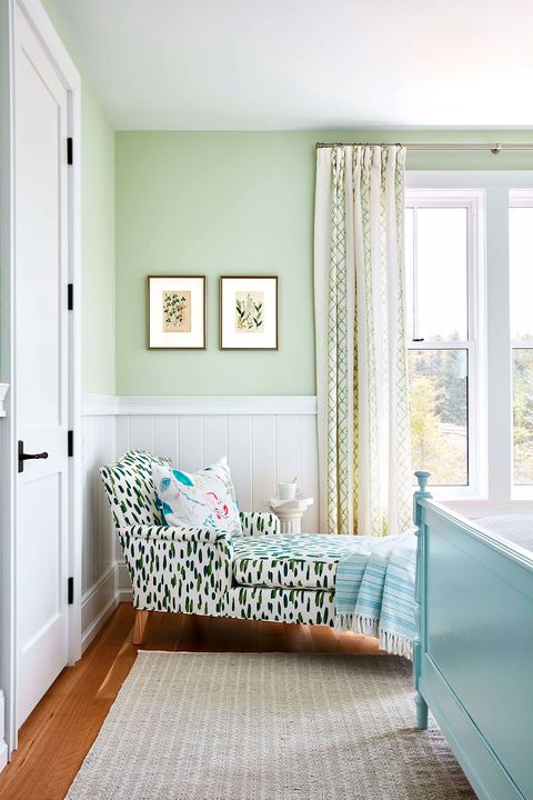 18 Summer Paint Colors Best Color Schemes And Designer Trends For - Light Green Wall Paint Design