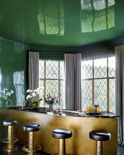 Green, Room, Furniture, Table, Interior design, Yellow, Home, Building, Architecture, House, 