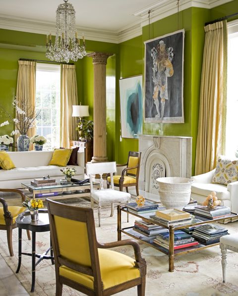 Room, Living room, Furniture, Interior design, Property, Dining room, Yellow, Building, Table, Home, 