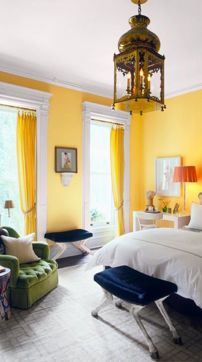 15 Cheerful Yellow Bedrooms Chic Ideas For Yellow Bedroom
