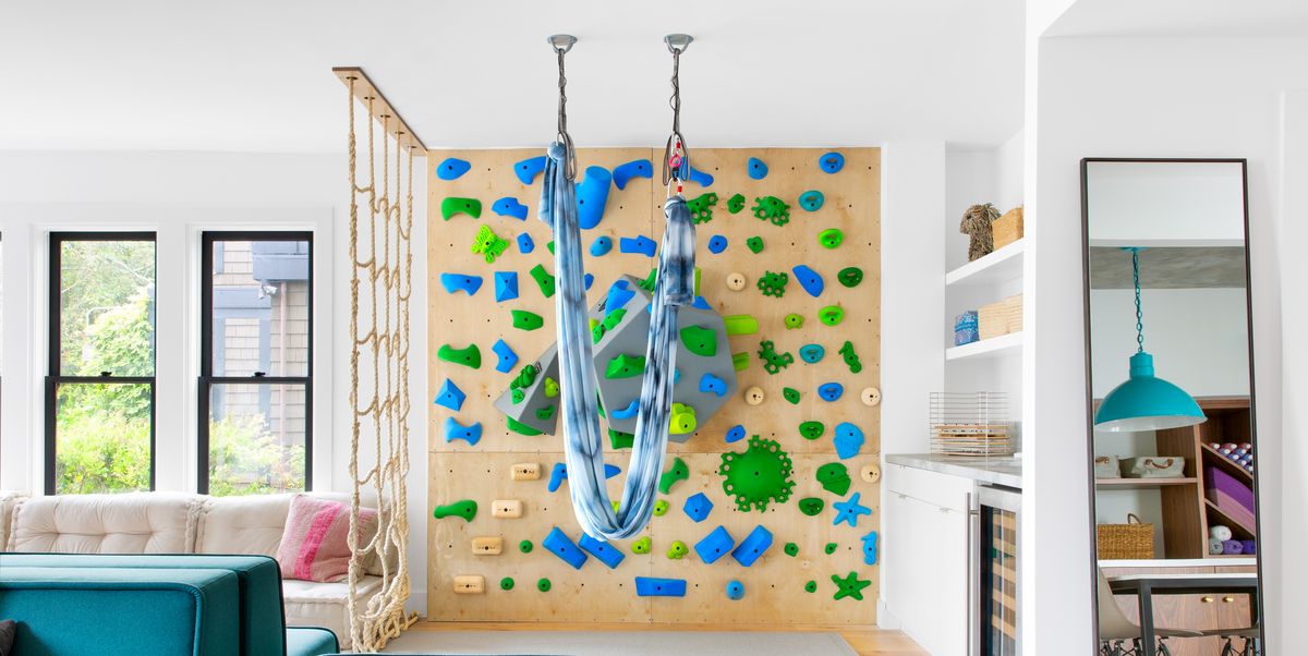How To Create The World S Most Insane Playroom Kids Room With Rock Wall - How To Make A Climbing Wall At Home