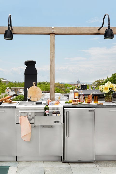 rooftop outdoor kitchen design