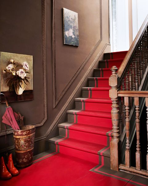 paint ideas for stairwell Paint moore benjamin wood colors farmhouse
yellow gray colour stairwell stairs kylie interiors oak stonington
colours rustic toned edesign consultant