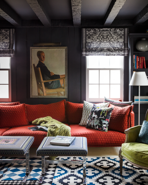 The Best Colors To Pair With Red, Living Room Colours With Red Carpet