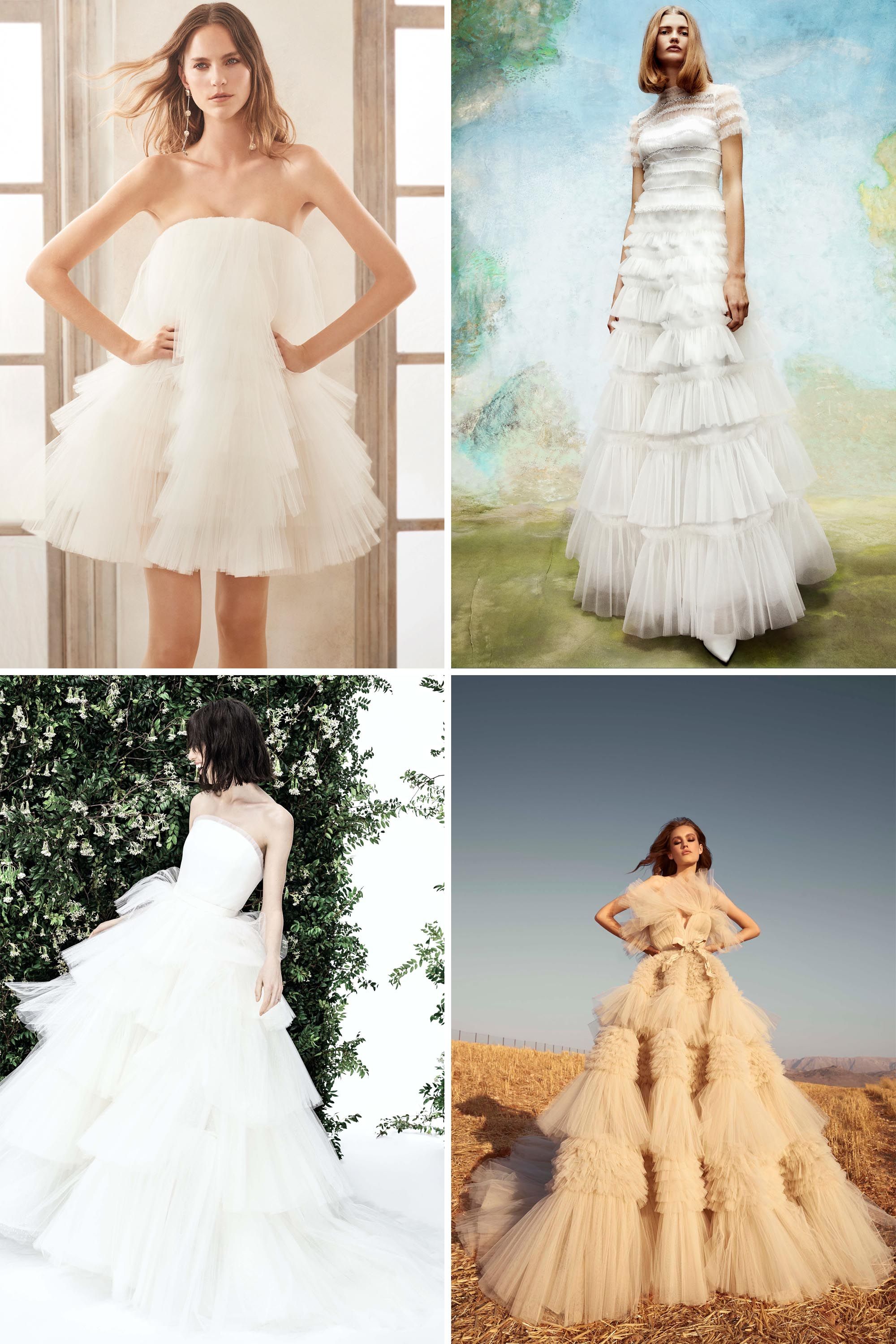 trendy gowns for wedding