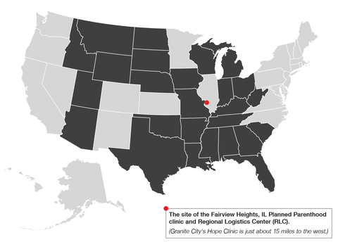 abortion ban map