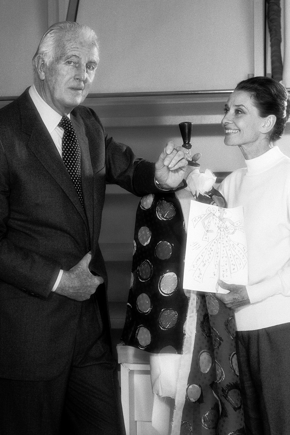 Audrey Hepburn and Hubert de Givenchy 