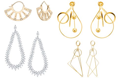 Jewellery, Earrings, Fashion accessory, Body jewelry, Metal, 