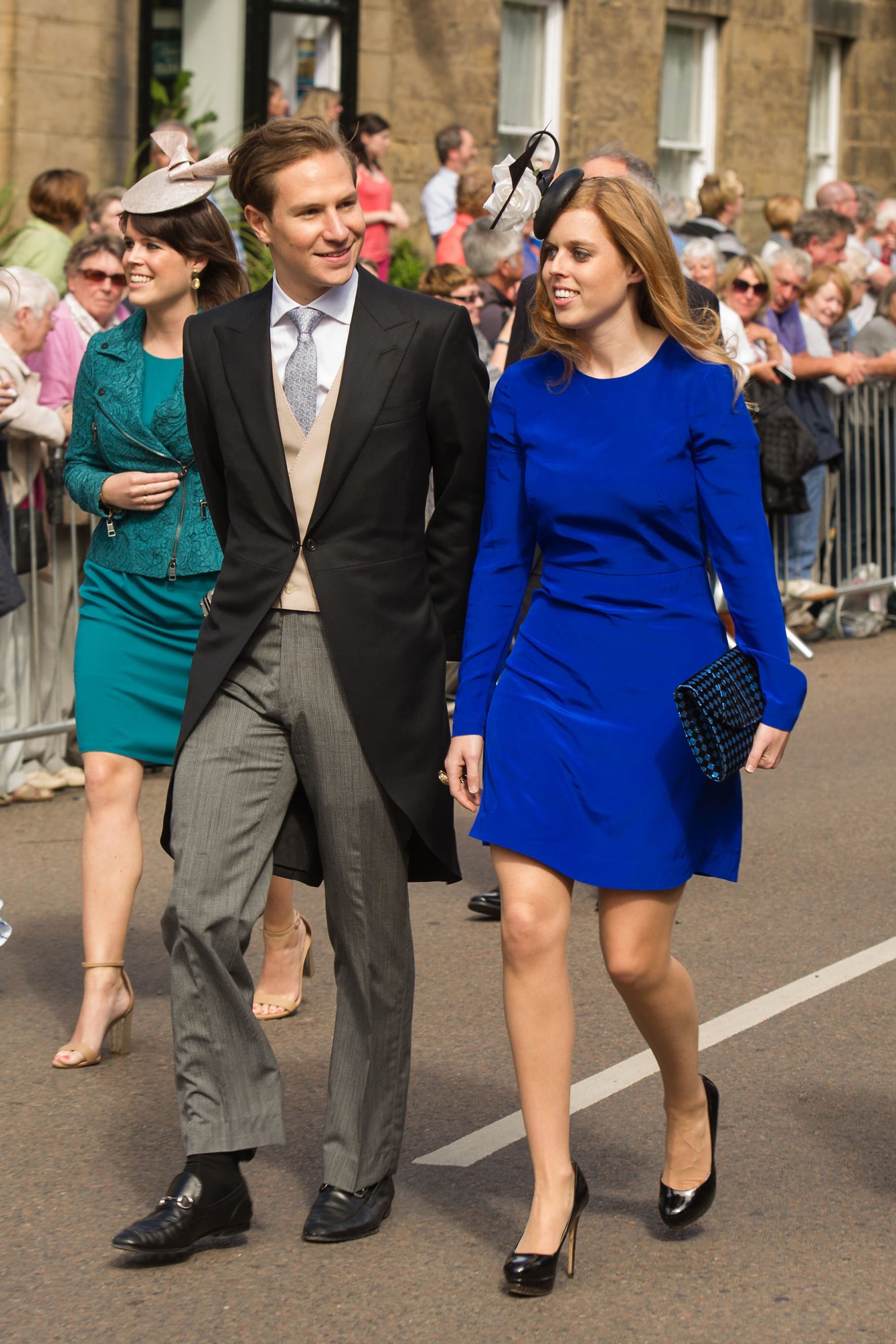 navy blue suit wedding guest