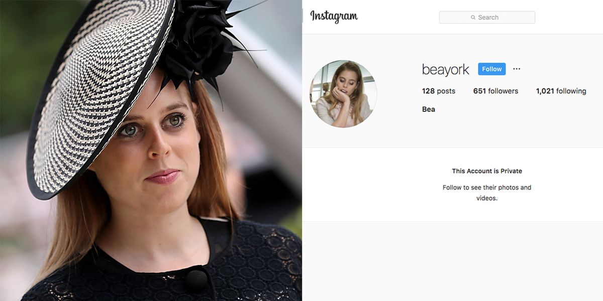 Princess Beatrice Does Have a Private Instagram Account