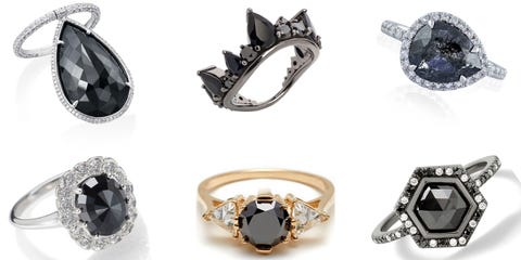 Black Diamond Rings  are the Carrie Bradshaw of Engagement  