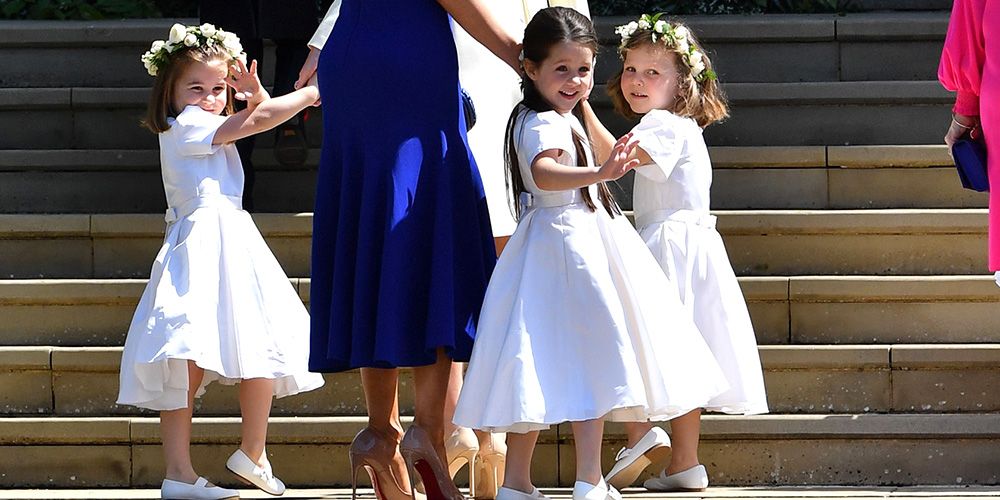 meghan wedding flower girl dress