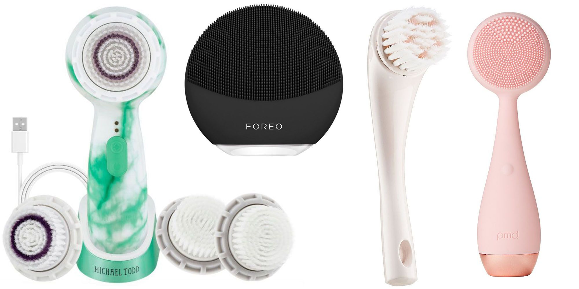 The 7 Best Facial Cleansing Brushes for Every Skin Type - New Sonic Face  Washing Brush 2022