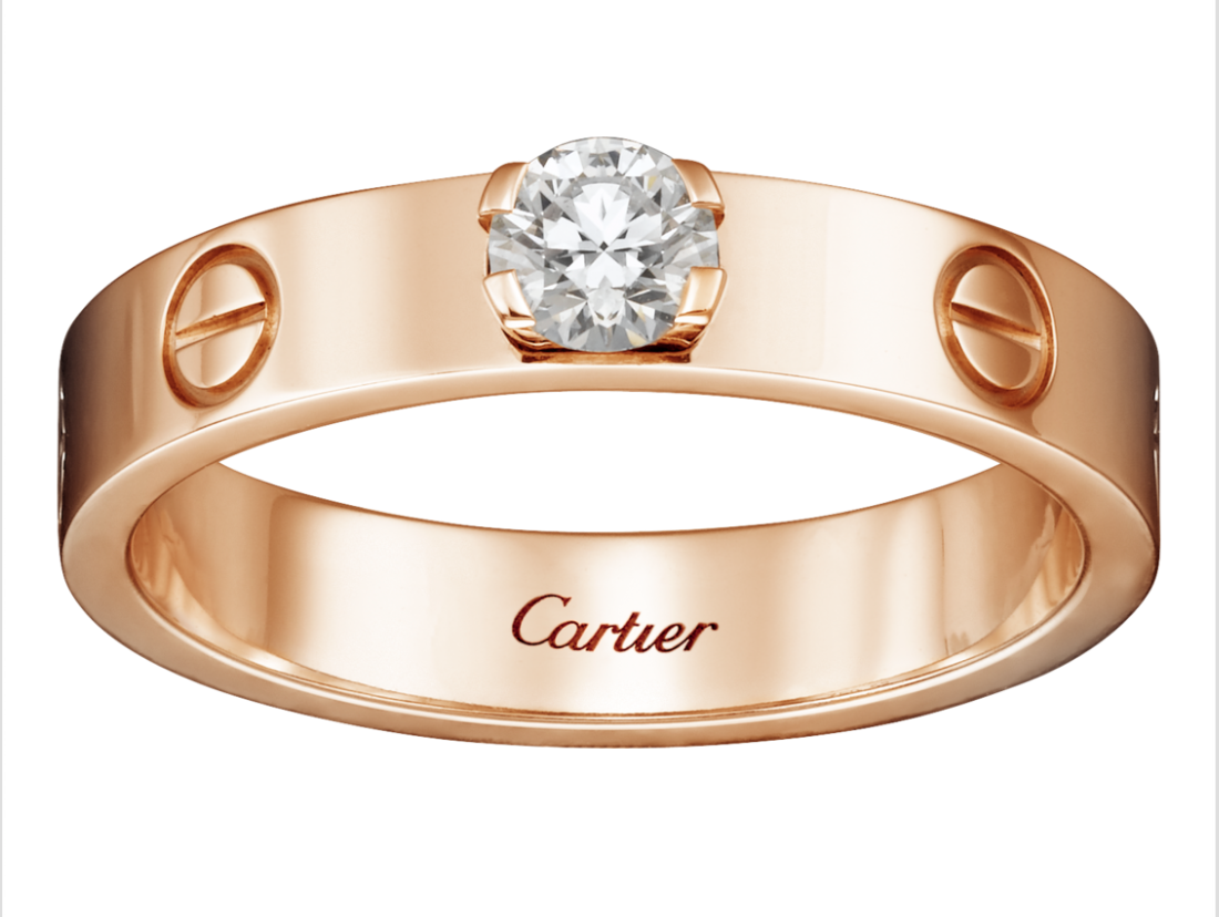 Cartier Jewelry Love Rose Gold Wedding Band Poshmark