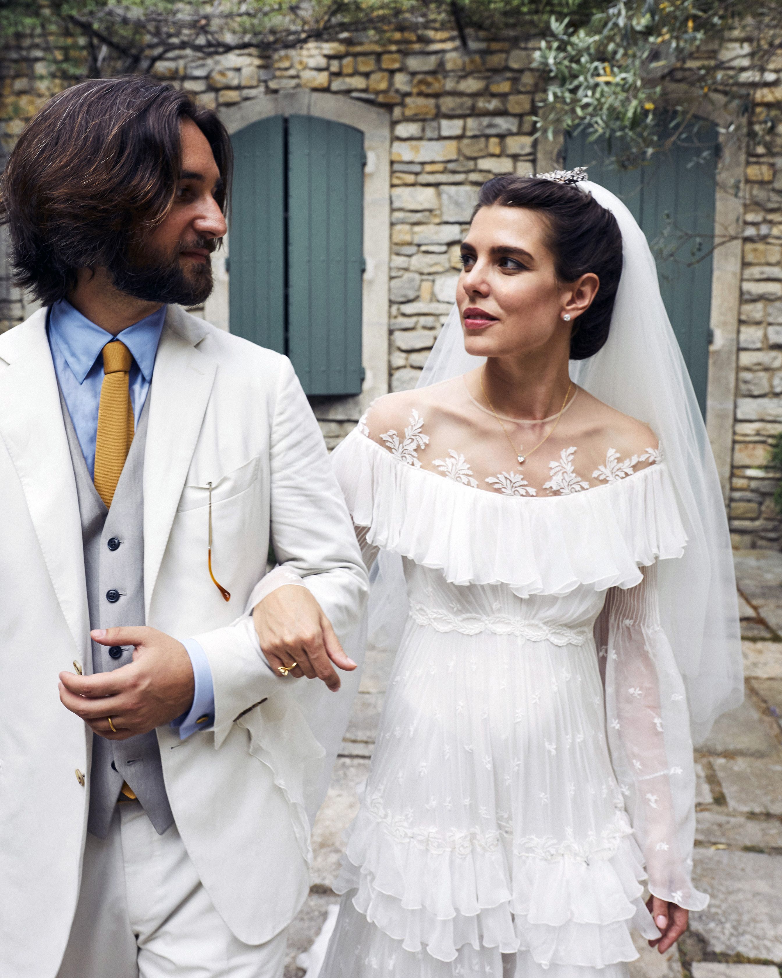 Wore Giambattista Valli For Second Wedding