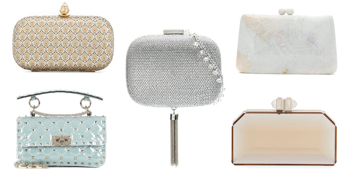 wedding day clutch bag