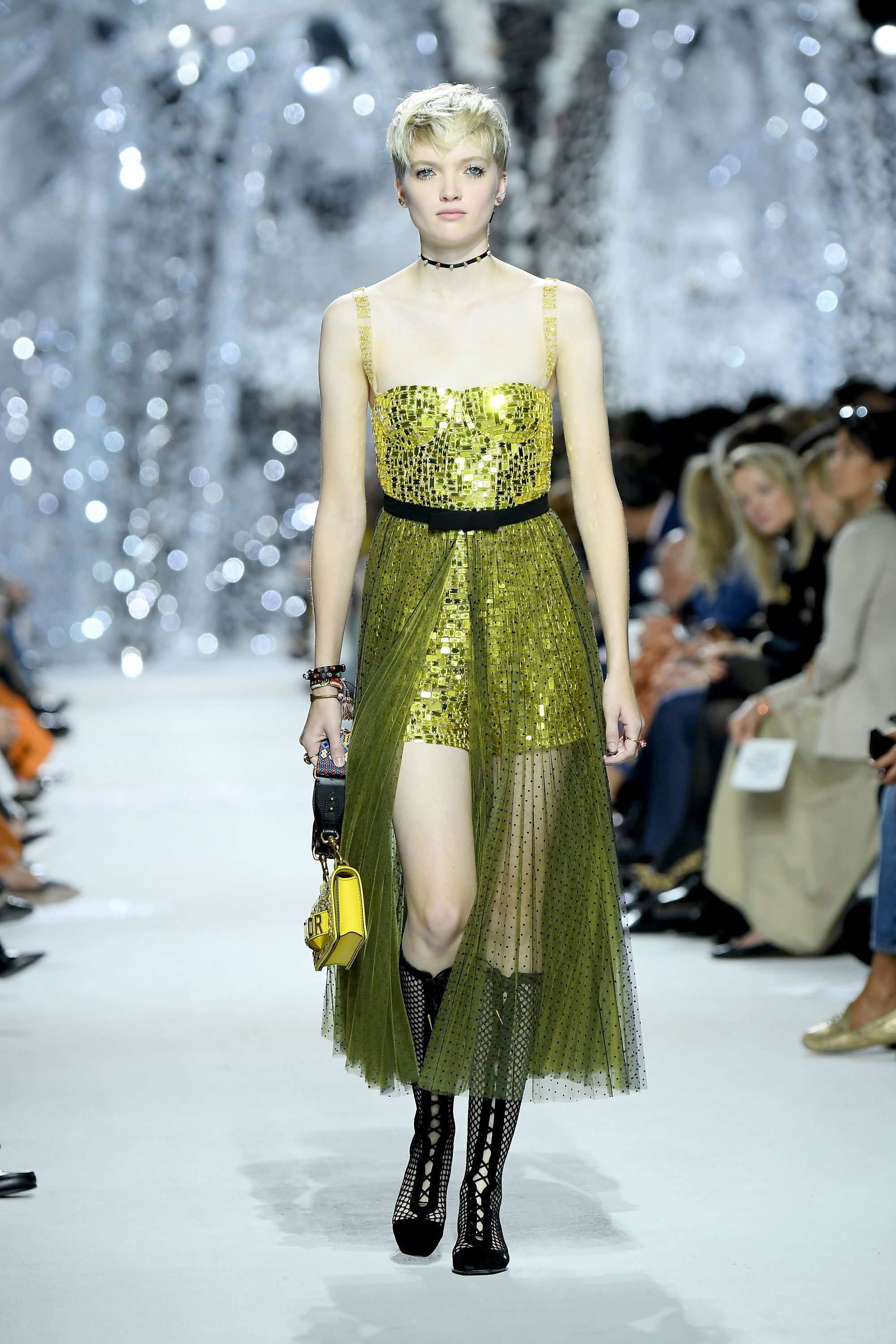 dior glitter dress