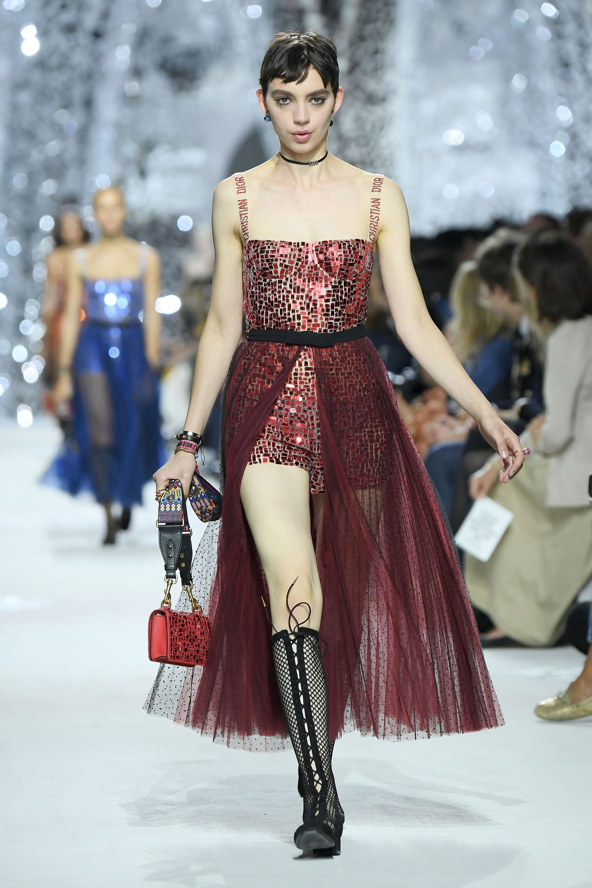 christian dior sequin dress