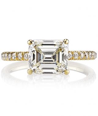 Anillo de accesorios de Moda, anillo de Compromiso, Joyas, Diamante, piedra preciosa, de color Amarillo, joyería del Cuerpo, Pre-anillo de compromiso de Platino, 