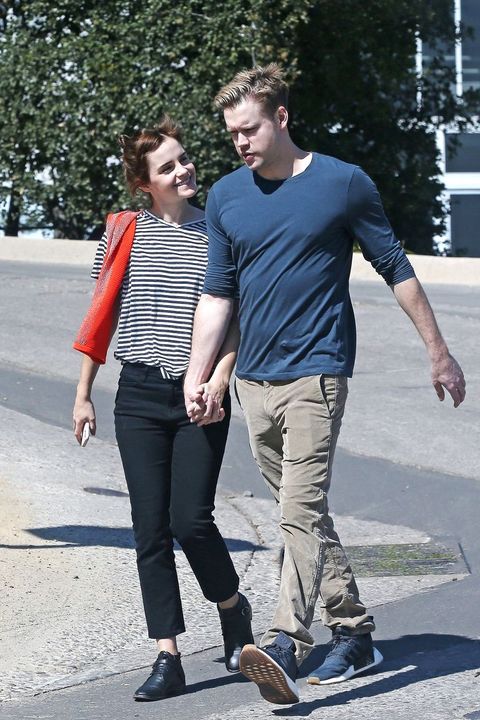 Emma Watson And Rumored Boyfriend Chord Overstreet Hold Hands In First Pda Photo