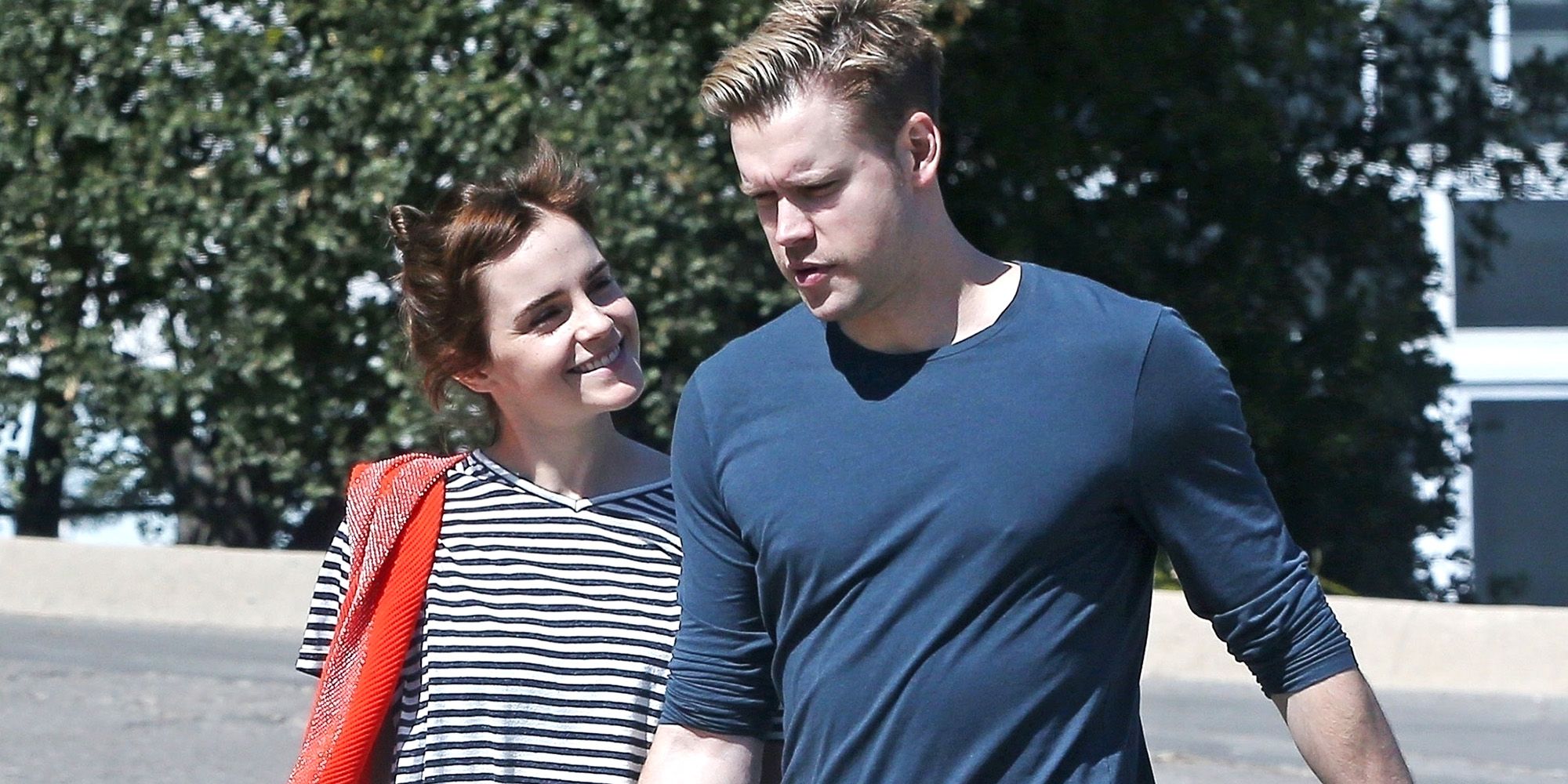 Emma Watson and Rumored Boyfriend Chord Overstreet Hold Hands in First PDA Photo