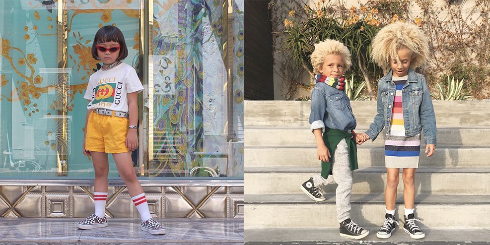 babies wearing gucci