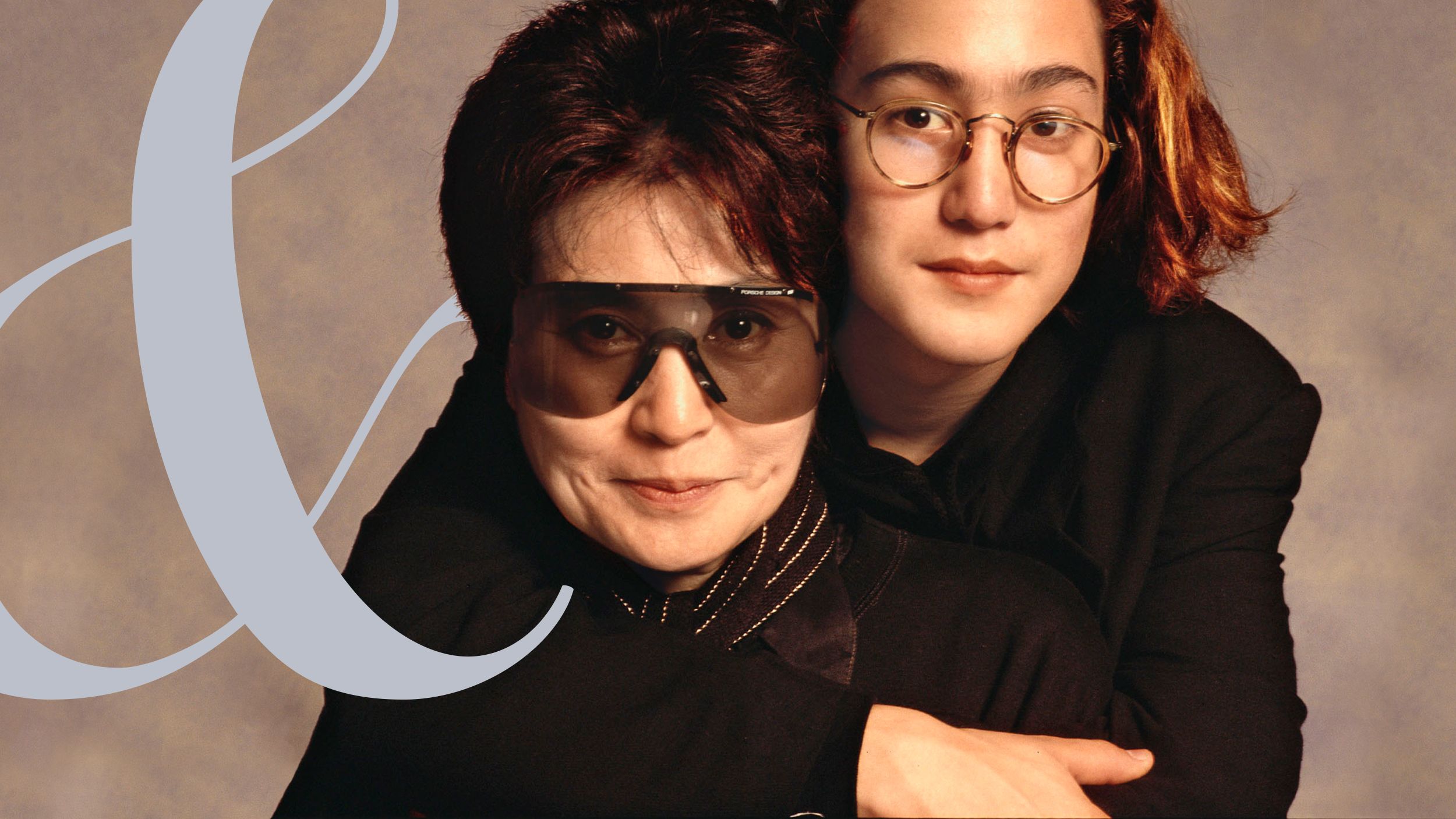 Download Yoko Ono And Sean Lennon Interview Yoko Ono Poses With Sean Lennon