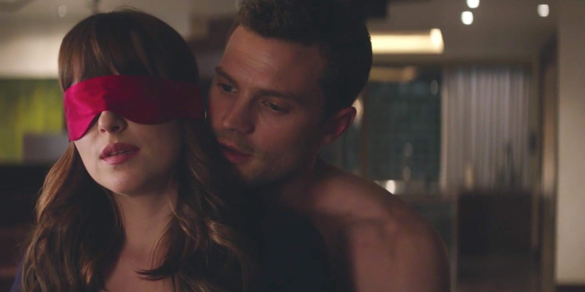 New 'Fifty Shades' Clip Shows Christian Surprises Ana - Fifty Shades 