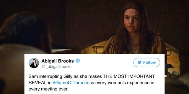 Game Of Thrones Season 7 Episode 5 Funny Tweets About Gilly And Sam Best Twitter Reactions To Gilly In Got S7 Ep 5 Eastwatch