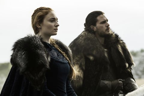 Sansa and Jon Snow in Game of Thrones