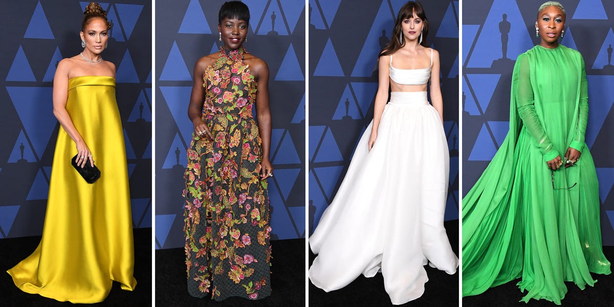 The Best Red Carpet Dresses at the 2019 Governors Awards