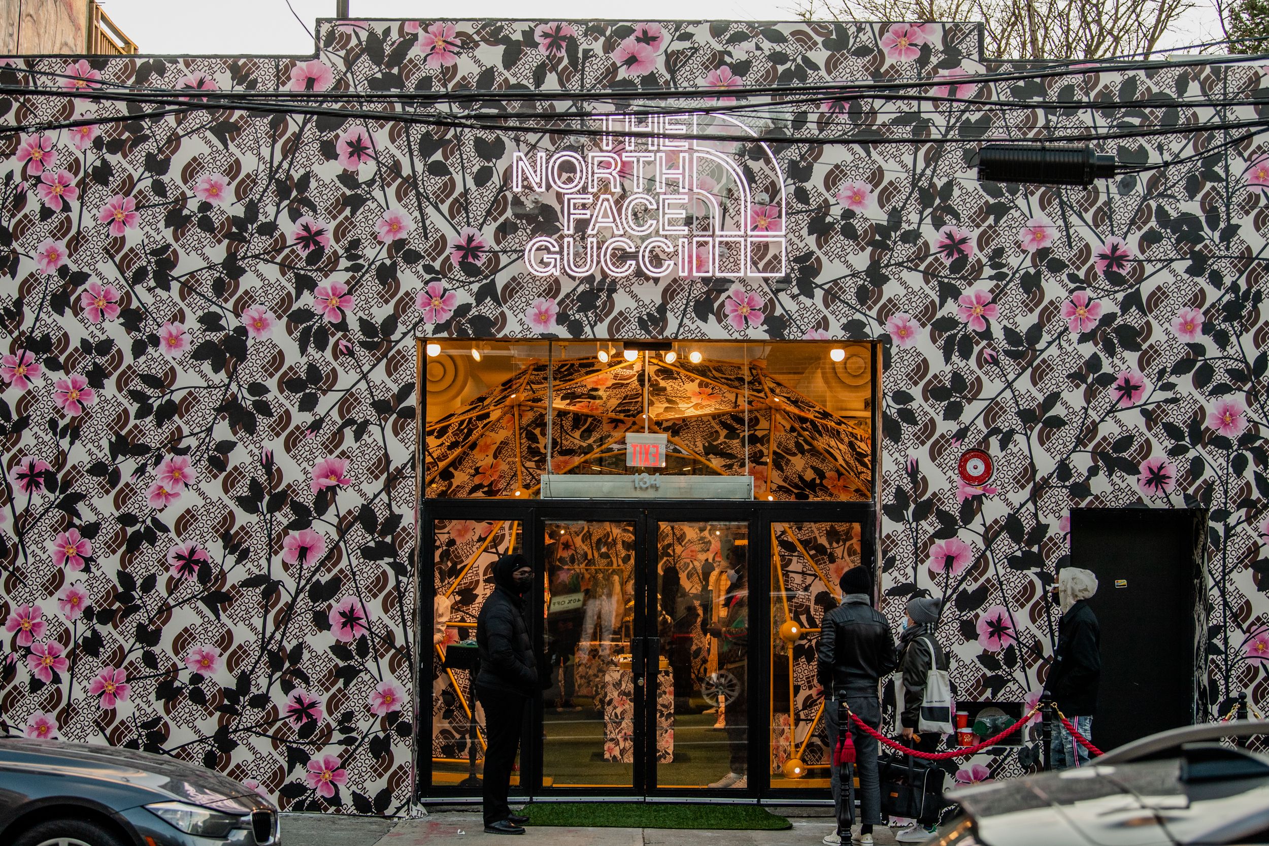 the north face pop up store